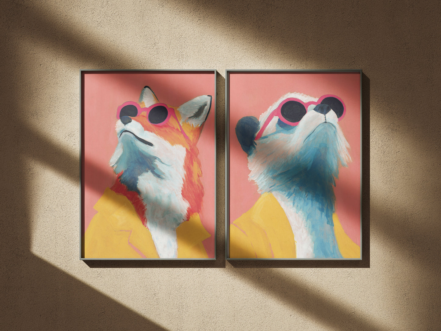 Fox with sunglasses