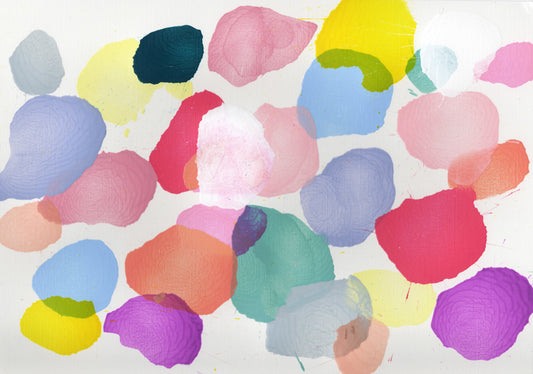Pastel Splatters III